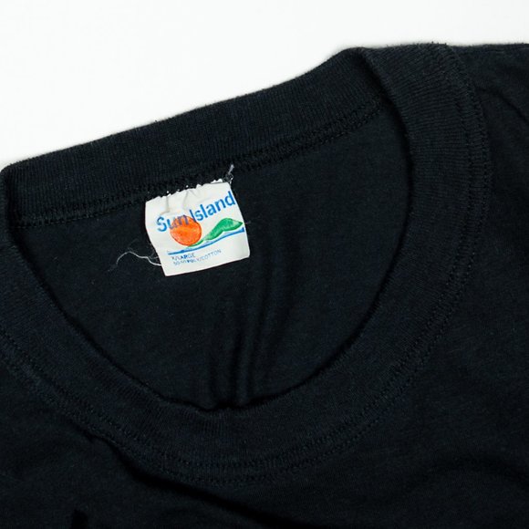 Vintage Single Stitch Jamaica No Problem Black Tee - Picture 3 of 3